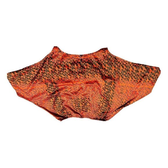 Current Affair half sleeve top in Orange Silk Multiple colors - Picture 7 of 14